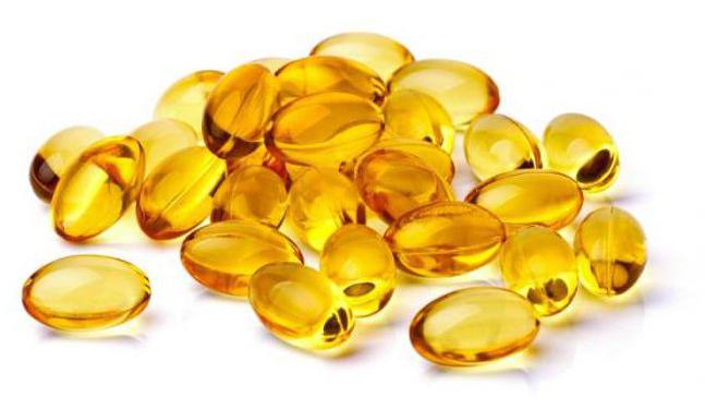 vitamíny kapsle z rybího oleje