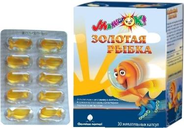 capsule di olio di pesce per bambini