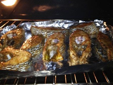 salsa di pesce in forno