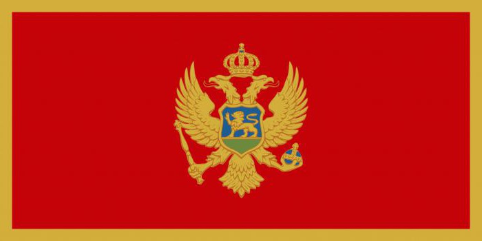 флаг на Черна гора