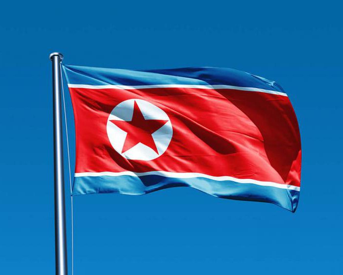 bandiera della Corea del Nord