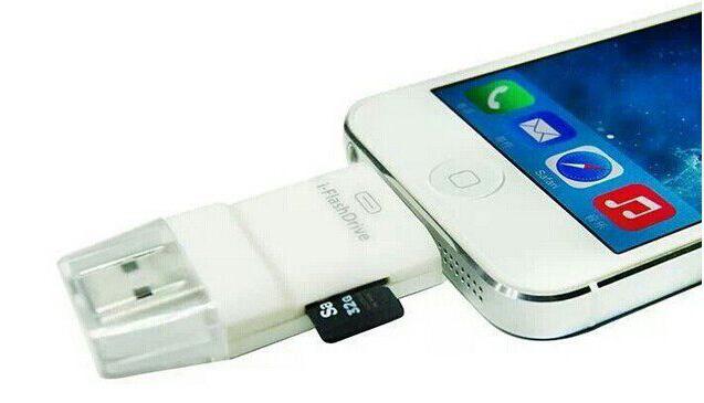 adaptér pro flash disk na iphone