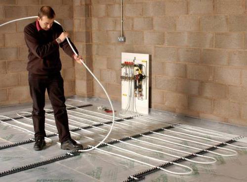 technologie instalace teplovzdorných podlah vodou