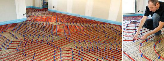 vodní ohřev podlahy rehau instalace