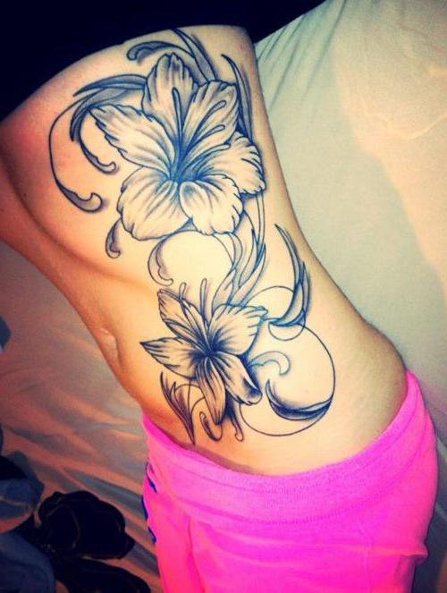 Ženske tattoo cvetje