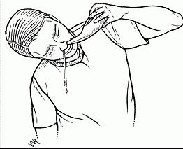 lavare il naso con un cucù sinusale