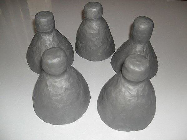 modelowanie zabawek Dymkovo z plasteliny