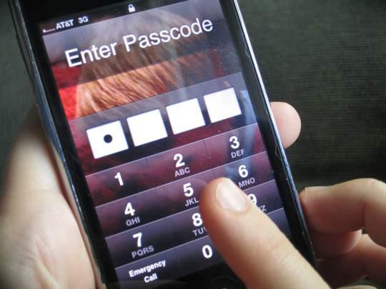 password dimenticata su iphone