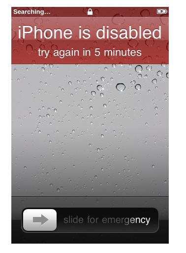 Възстановяване на паролата за iPhone