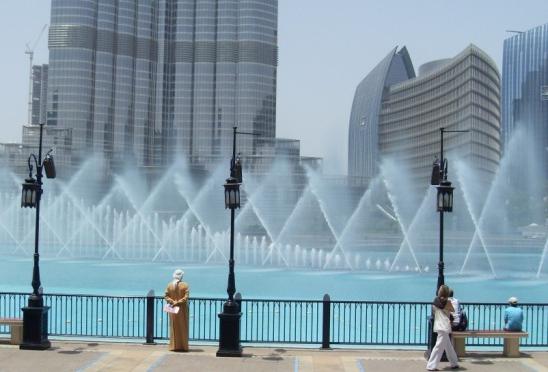 fontanna w Dubaju