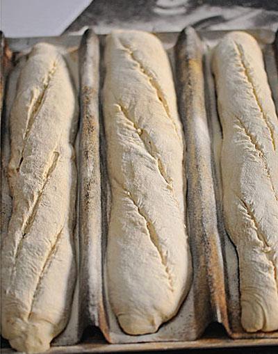 Ricetta della baguette francese per il pane