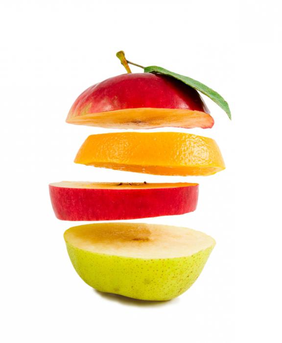foto affettatura di frutta
