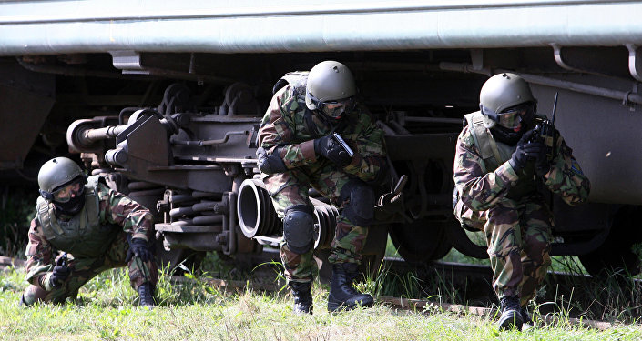 Szkoleniowi żołnierze FSO