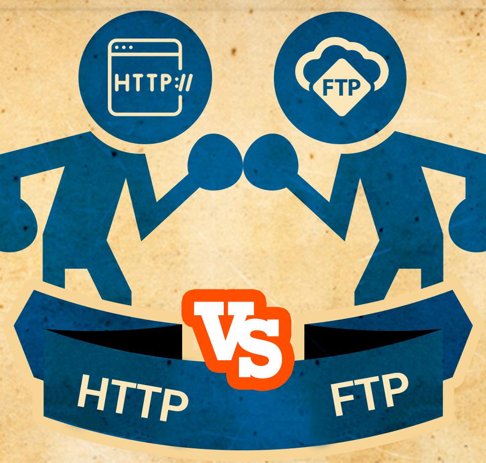 HTTP proti FTP