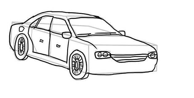 колко е лесно да нарисуваш кола