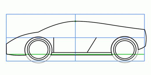 колко е лесно да нарисуваш кола