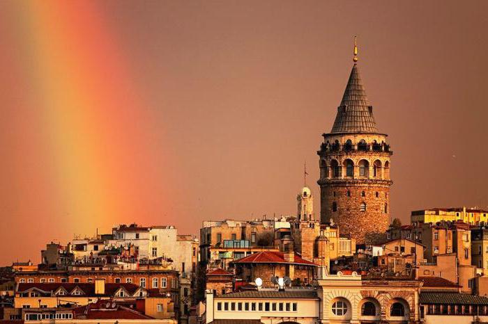 Stolp Galata v Istanbulu