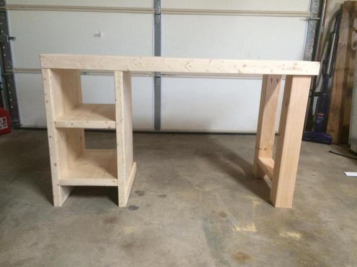 radni stol u garaži napravite sami