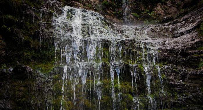 Leggende di Abkhazia Gegsky Falls