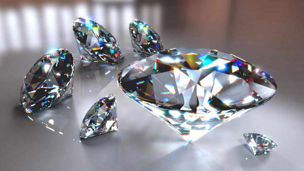 brillantezza dei diamanti