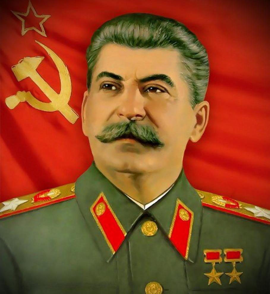 Segretario generale I.V.  Stalin