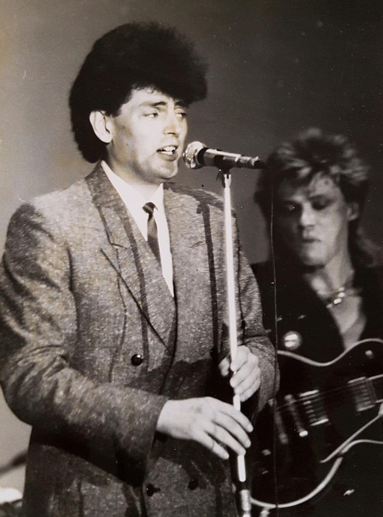 Виктор Резников и Генадий Богданов в групата "Маратон", 1987
