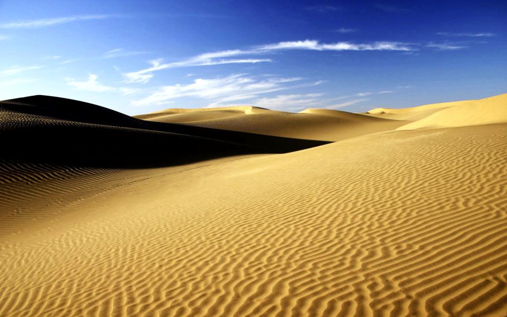 písečné duny pouštní cukr