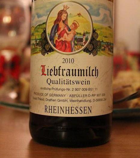 Niemieckie półsłodkie wino