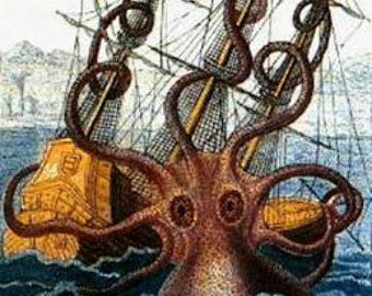 Napad divovske hobotnice na ljude