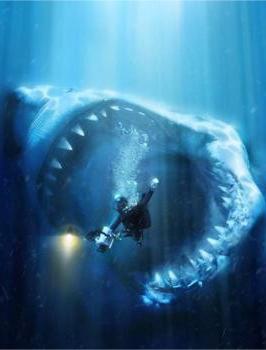 megalodon žraločí monstrum