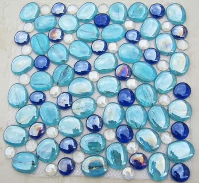 mosaico di piastrelle di vetro