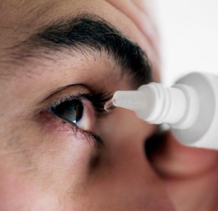 Kapi za oči s glaukoma