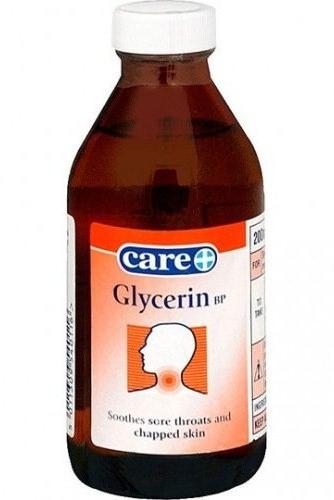 oralna primjena glicerina