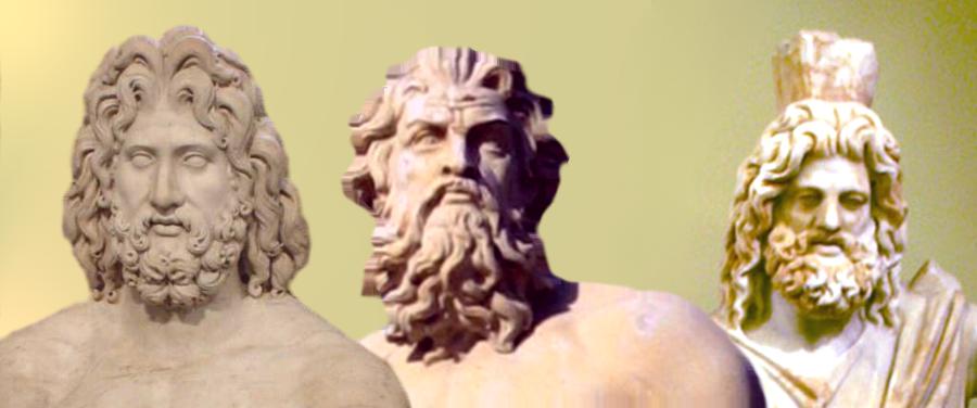 Ade, Zeus e Poseidone