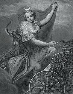 bogini księżyc Diana