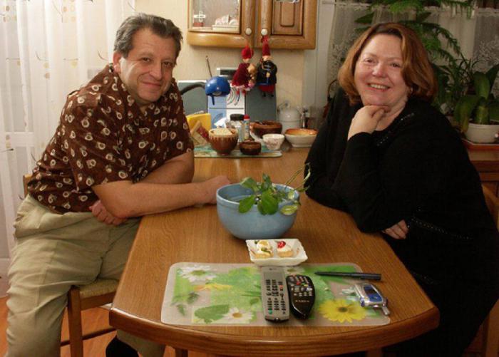 Boris Grachevsky s svojo ženo