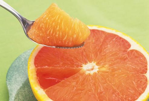 poškození grapefruitu