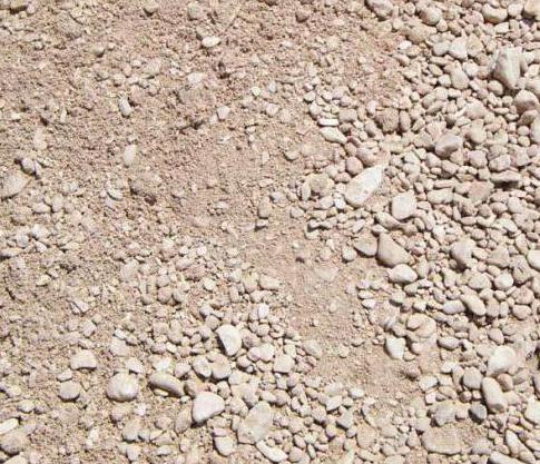 miscela di pietra-ghiaia-sabbia frantumata