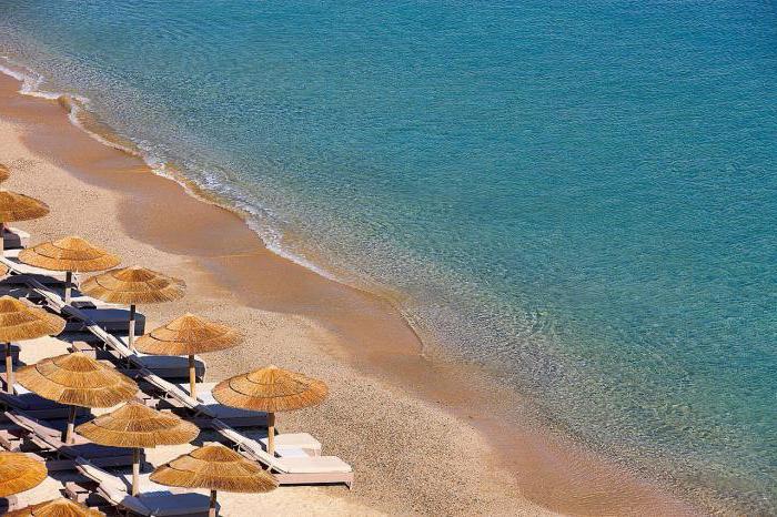 località greche con spiagge sabbiose