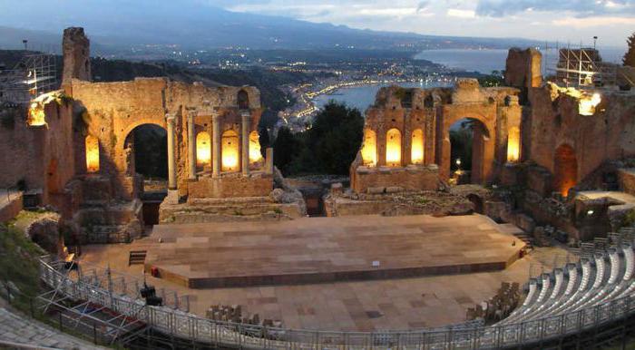grško gledališče v taormini