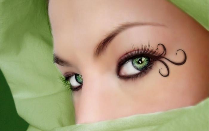 zielony oczy charakter