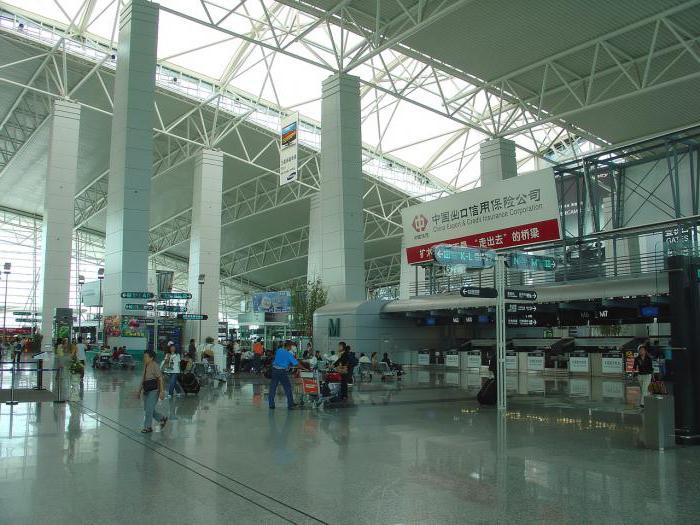 Pregled letališča Guangzhou