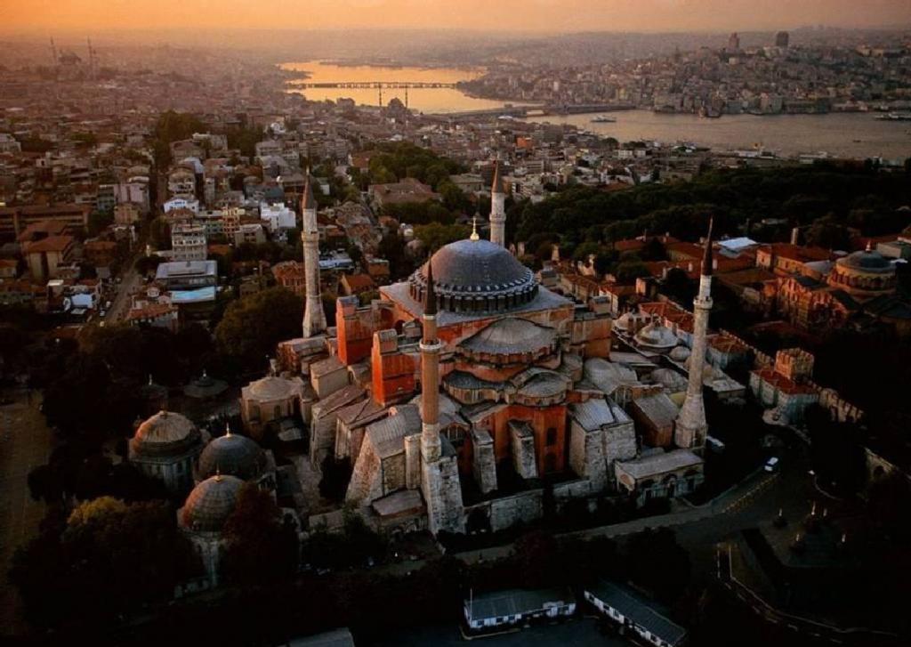 Foto di vista superiore di Hagia Sophia