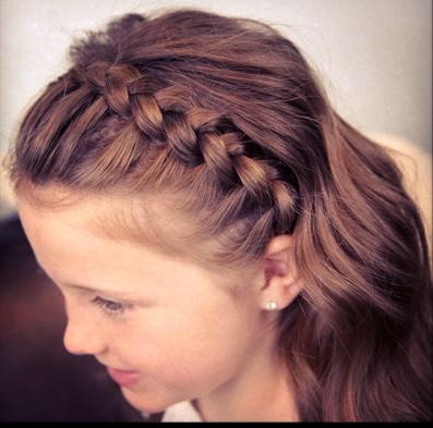 fryzury dla dziewcząt 1 września
