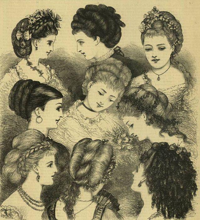 fryzury na bal XIX wieku