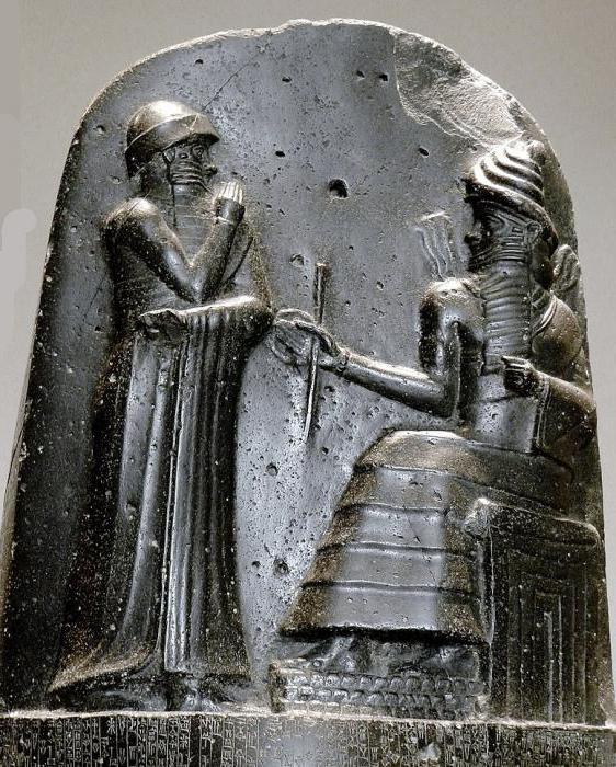 Splošne značilnosti zakonika Hammurabija