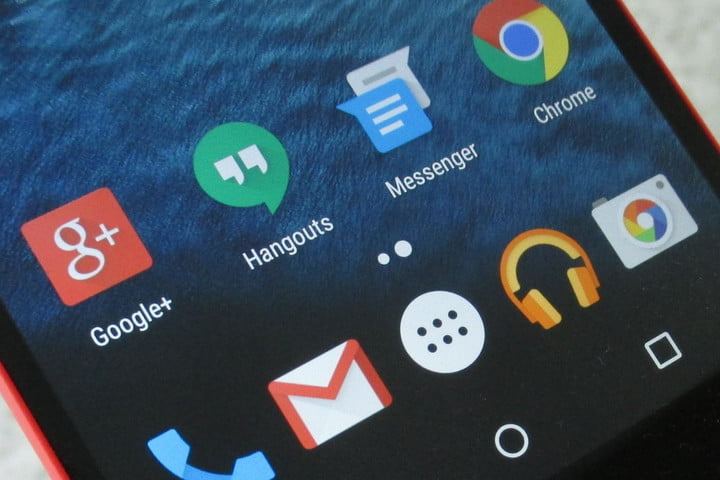 Google Hangouts v operacijskem sistemu Android