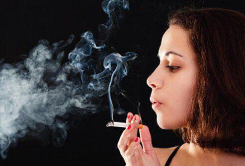 увреждане на тютюнопушенето за жените