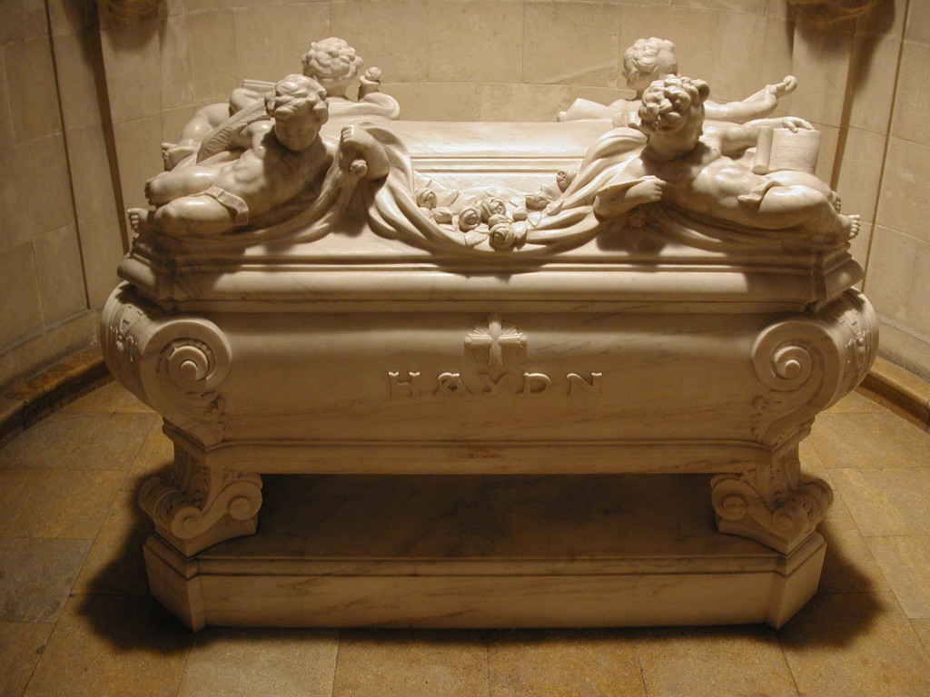 Sarcofago di Joseph Haydn