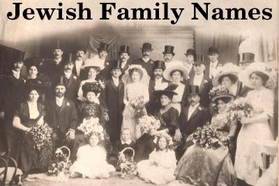 Еврейски имена и фамилии